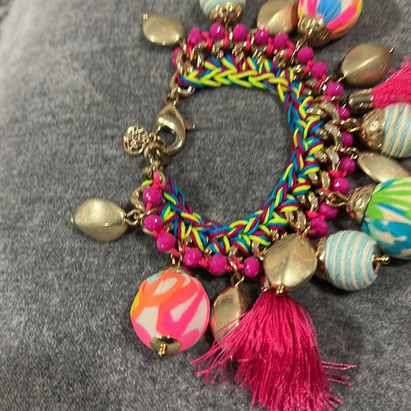Lilly Pulitzer tassel ball bracelet - Picture 3 of 4